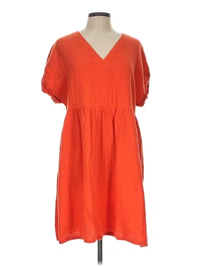 Pre-owned Universal Thread Casual Dress In Orange