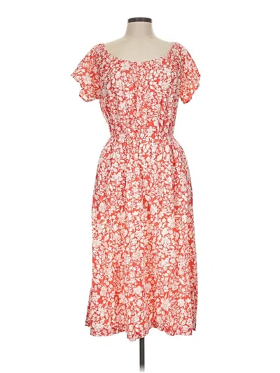 Pre-owned Universal Thread Casual Dress In Orange