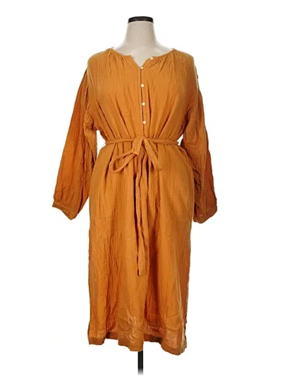 Pre-owned Universal Thread Casual Dress In Orange