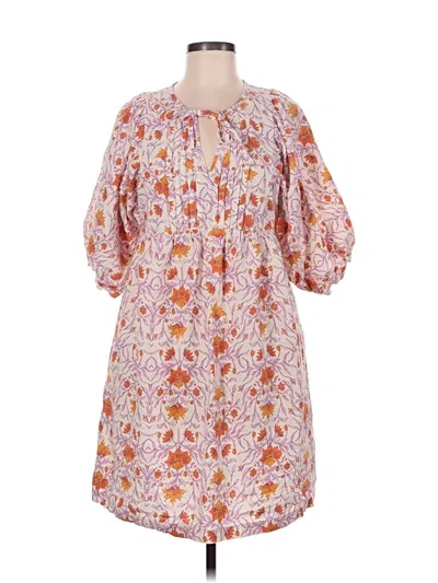 Pre-owned Universal Thread Casual Dress In Orange