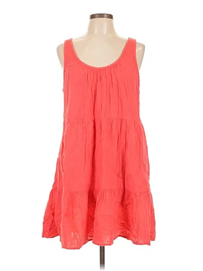 Pre-owned Universal Thread Casual Dress In Orange