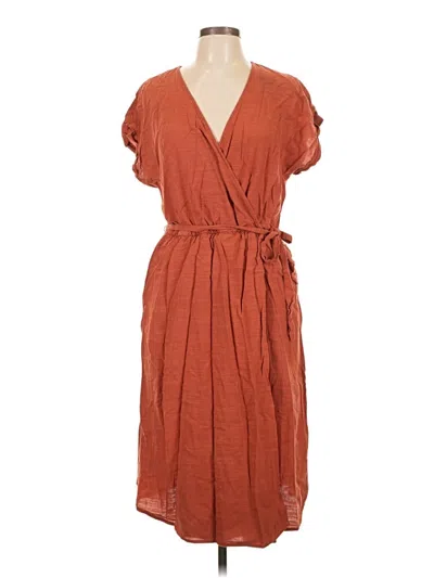 Pre-owned Universal Thread Casual Dress In Orange