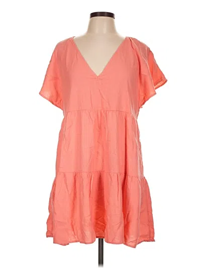 Pre-owned Universal Thread Casual Dress In Orange