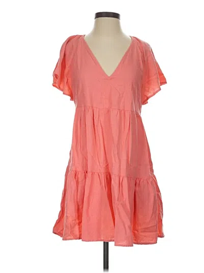 Pre-owned Universal Thread Casual Dress In Orange