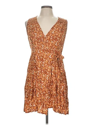 Pre-owned Universal Thread Casual Dress In Orange
