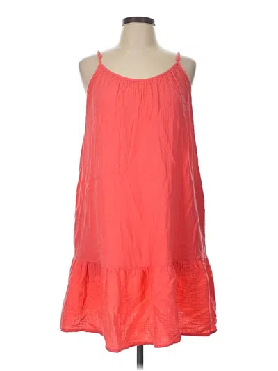 Pre-owned Universal Thread Casual Dress In Orange