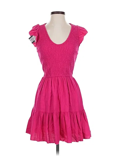 Pre-owned Universal Thread Casual Dress In Pink