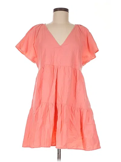 Pre-owned Universal Thread Casual Dress In Pink