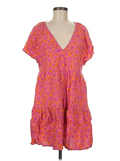 Pre-owned Universal Thread Casual Dress In Pink