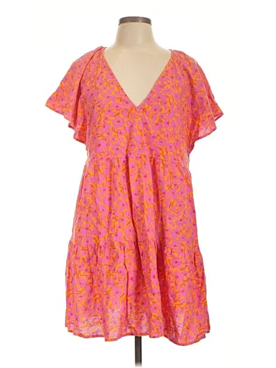 Pre-owned Universal Thread Casual Dress In Pink