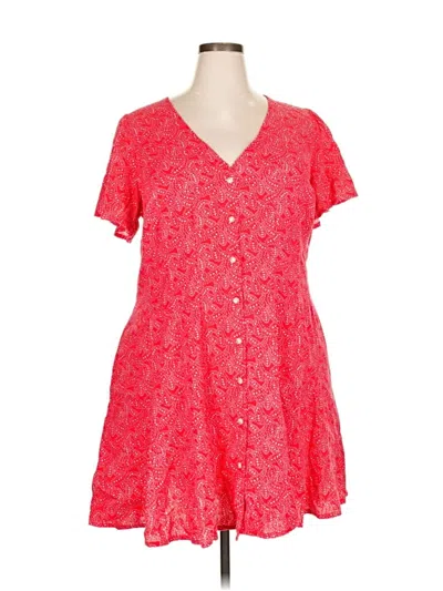 Pre-owned Universal Thread Casual Dress In Red