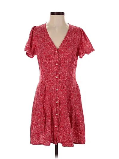 Pre-owned Universal Thread Casual Dress In Red