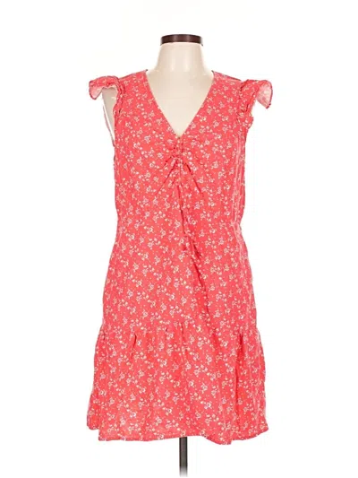 Pre-owned Universal Thread Casual Dress In Red