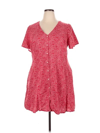 Pre-owned Universal Thread Casual Dress In Red