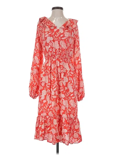 Pre-owned Universal Thread Casual Dress In Red
