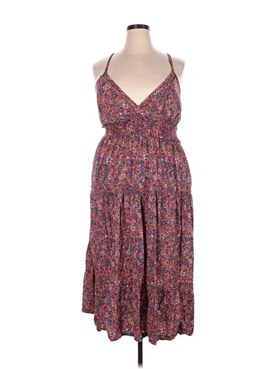 Pre-owned Universal Thread Casual Dress In Red