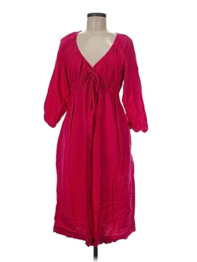 Pre-owned Universal Thread Casual Dress In Red