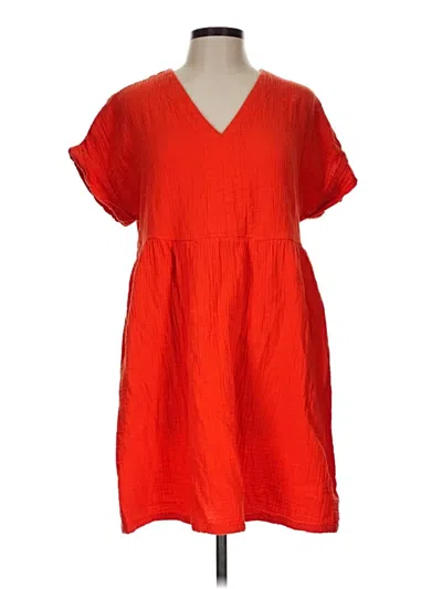Pre-owned Universal Thread Casual Dress In Red
