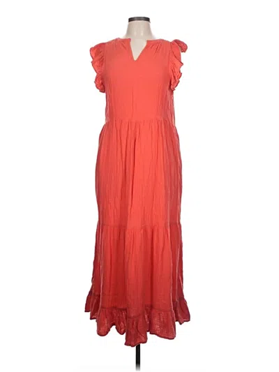 Pre-owned Universal Thread Casual Dress In Red