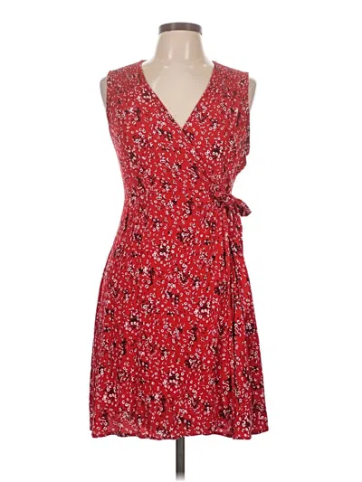 Pre-owned Universal Thread Casual Dress In Red