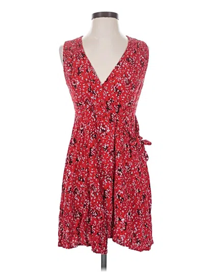 Pre-owned Universal Thread Casual Dress In Red