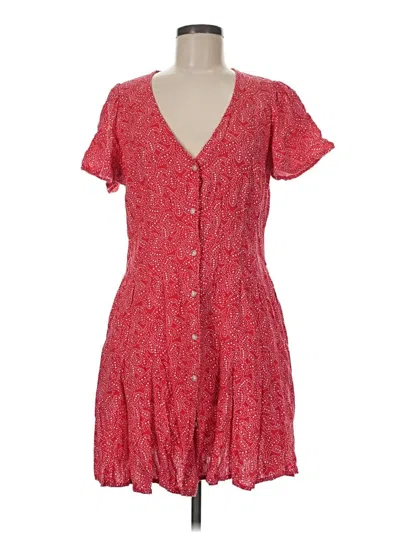 Pre-owned Universal Thread Casual Dress In Red