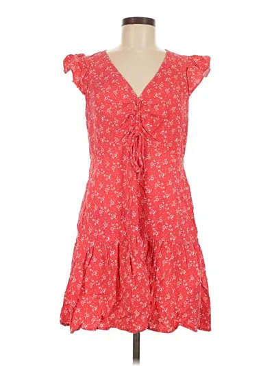 Pre-owned Universal Thread Casual Dress In Red