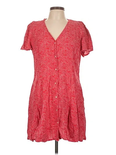 Pre-owned Universal Thread Casual Dress In Red