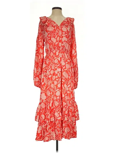 Pre-owned Universal Thread Casual Dress In Red