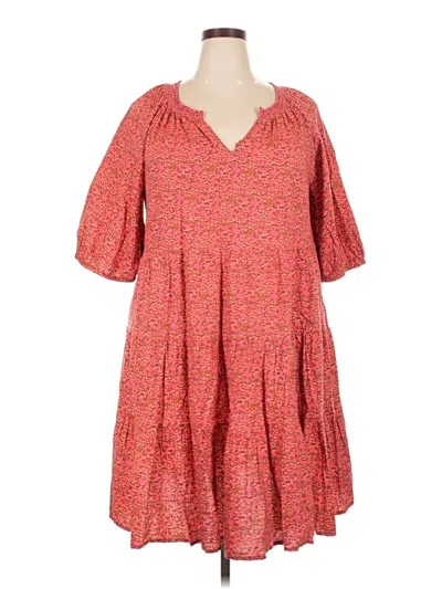 Pre-owned Universal Thread Casual Dress In Red
