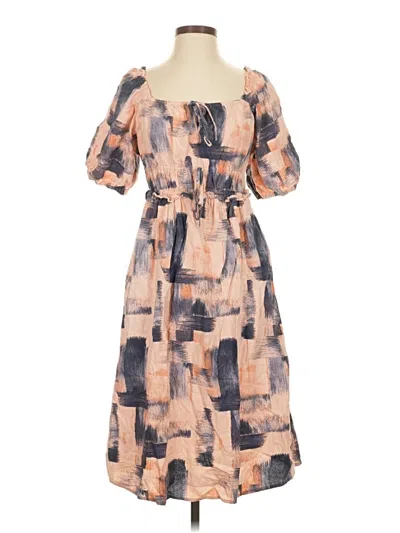 Pre-owned Universal Thread Casual Dress In Tan
