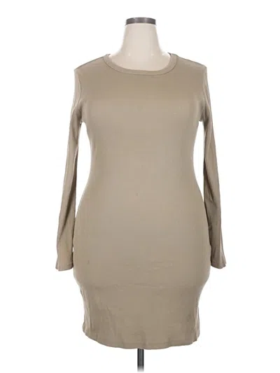 Pre-owned Universal Thread Casual Dress In Tan