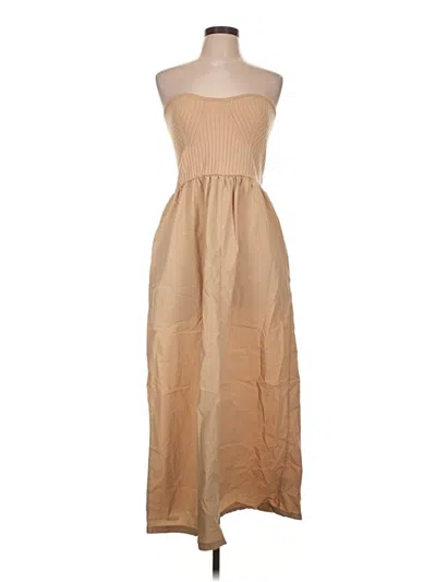 Pre-owned Universal Thread Casual Dress In Tan
