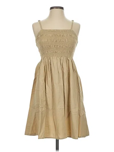 Pre-owned Universal Thread Casual Dress In Tan