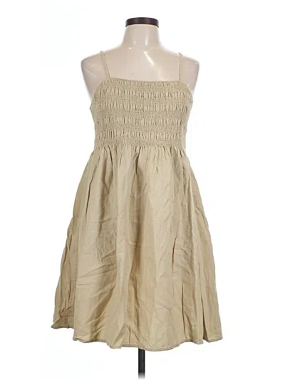 Pre-owned Universal Thread Casual Dress In Tan