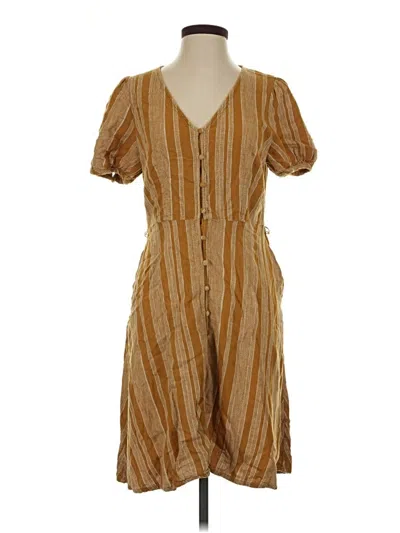 Pre-owned Universal Thread Casual Dress In Tan
