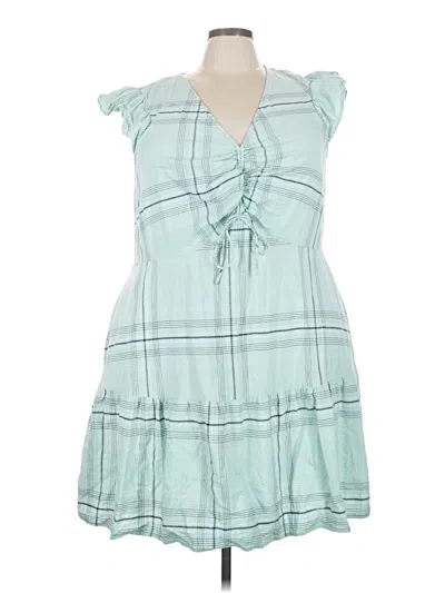 Pre-owned Universal Thread Casual Dress In Teal