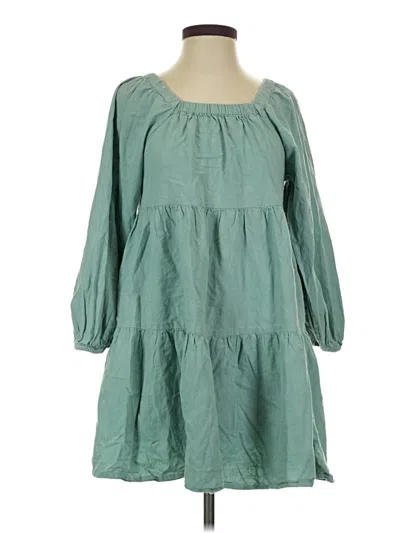 Pre-owned Universal Thread Casual Dress In Teal