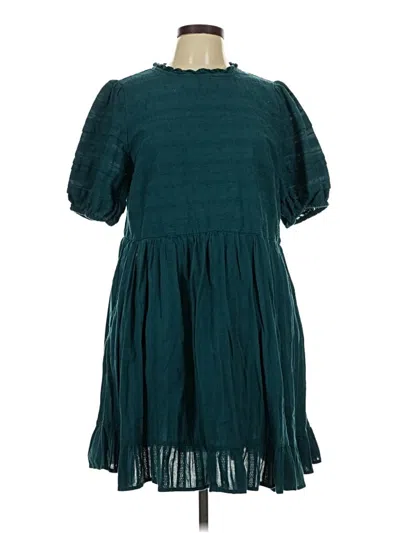 Pre-owned Universal Thread Casual Dress In Teal