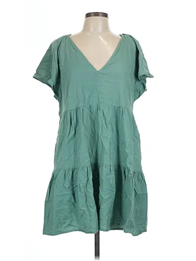 Pre-owned Universal Thread Casual Dress In Teal