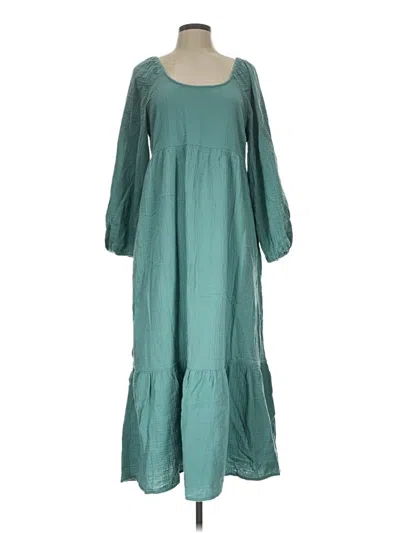 Pre-owned Universal Thread Casual Dress In Teal