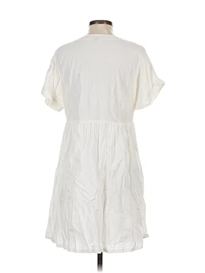 Pre-owned Universal Thread Casual Dress In White