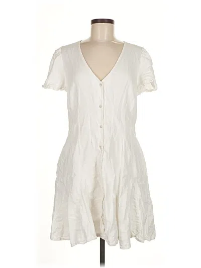 Pre-owned Universal Thread Casual Dress In White