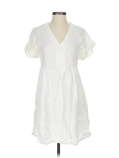 Pre-owned Universal Thread Casual Dress In White