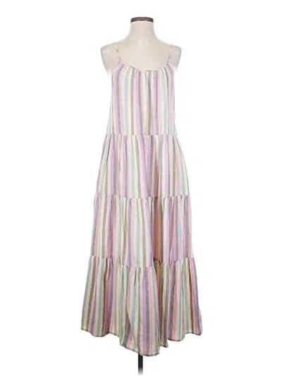 Pre-owned Universal Thread Casual Dress In White