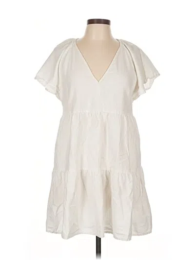 Pre-owned Universal Thread Casual Dress In White