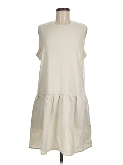 Pre-owned Universal Thread Casual Dress In White