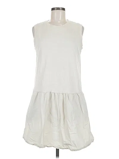 Pre-owned Universal Thread Casual Dress In White