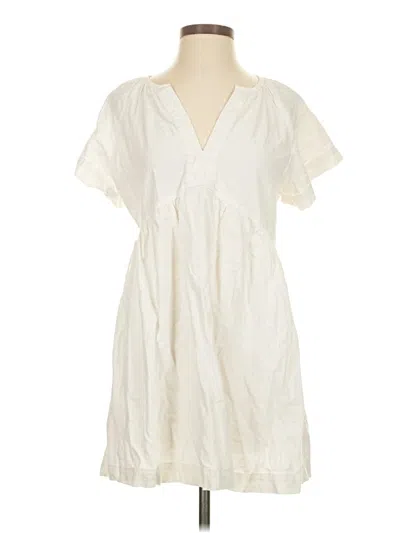 Pre-owned Universal Thread Casual Dress In White