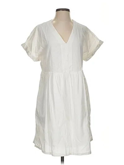 Pre-owned Universal Thread Casual Dress In White